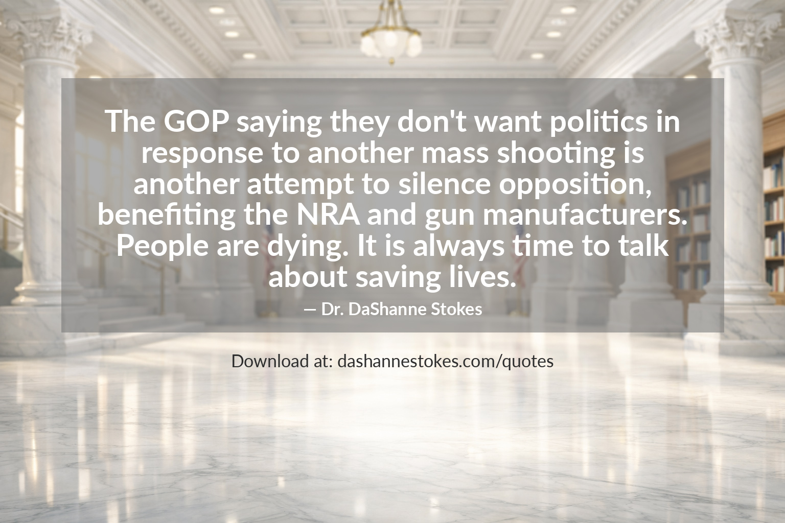 Quote card for q207 by Dr. DaShanne Stokes