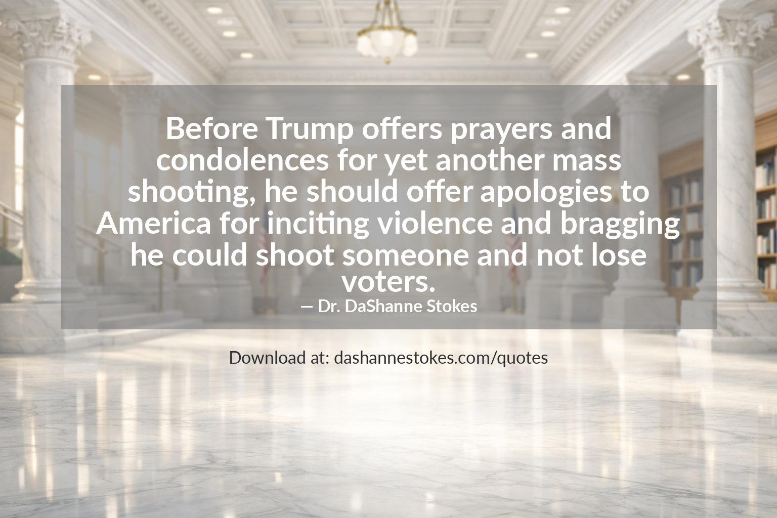 Quote card for q210 by Dr. DaShanne Stokes