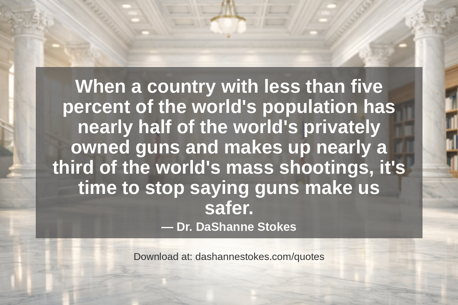 Quote card for q54 by Dr. DaShanne Stokes